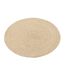 Tapis Rond Bohème Miami 120cm Naturel & Blanc-1