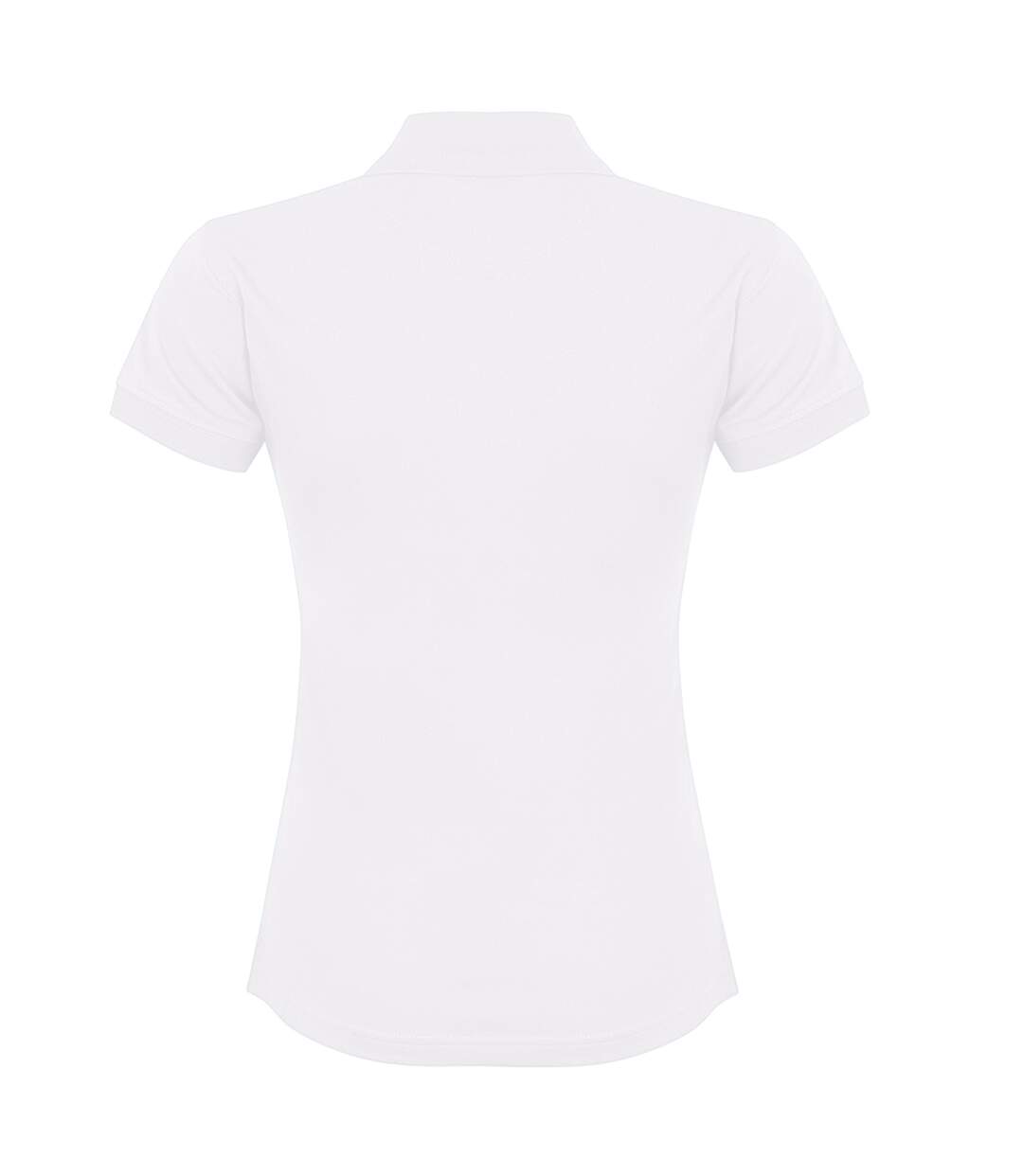 Polo sport à forme ajustée femme blanc Henbury-2