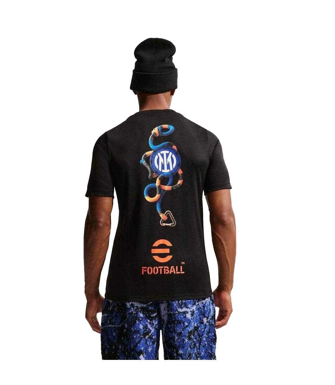 Maillot De Foot Motif/style Nike 25/26 Homme Noir Orange FC Inter MIlan-2