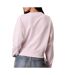 Sweat rose femme calvin klein jeans ls cropped-2