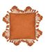 Yard Anko Tassel Macramé Throw Pillow Cover (Pecan) (45cm x 45cm) - UTRV2891