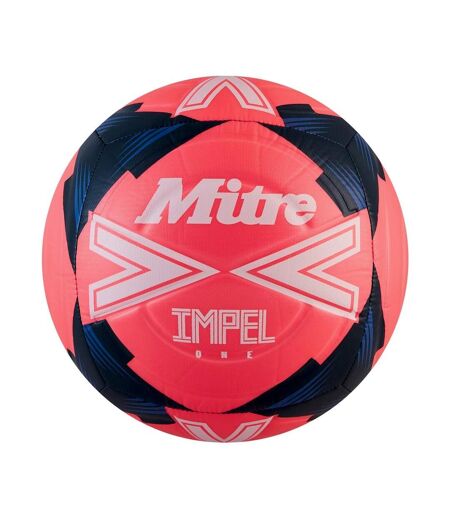 Mitre - Ballon de foot IMPEL ONE (Rose / Blanc / Bleu) (Taille 5) - UTCS1921
