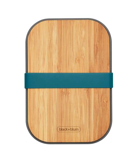 Stainless steel large 1.25l lunch box one size turquoise Black + Blum