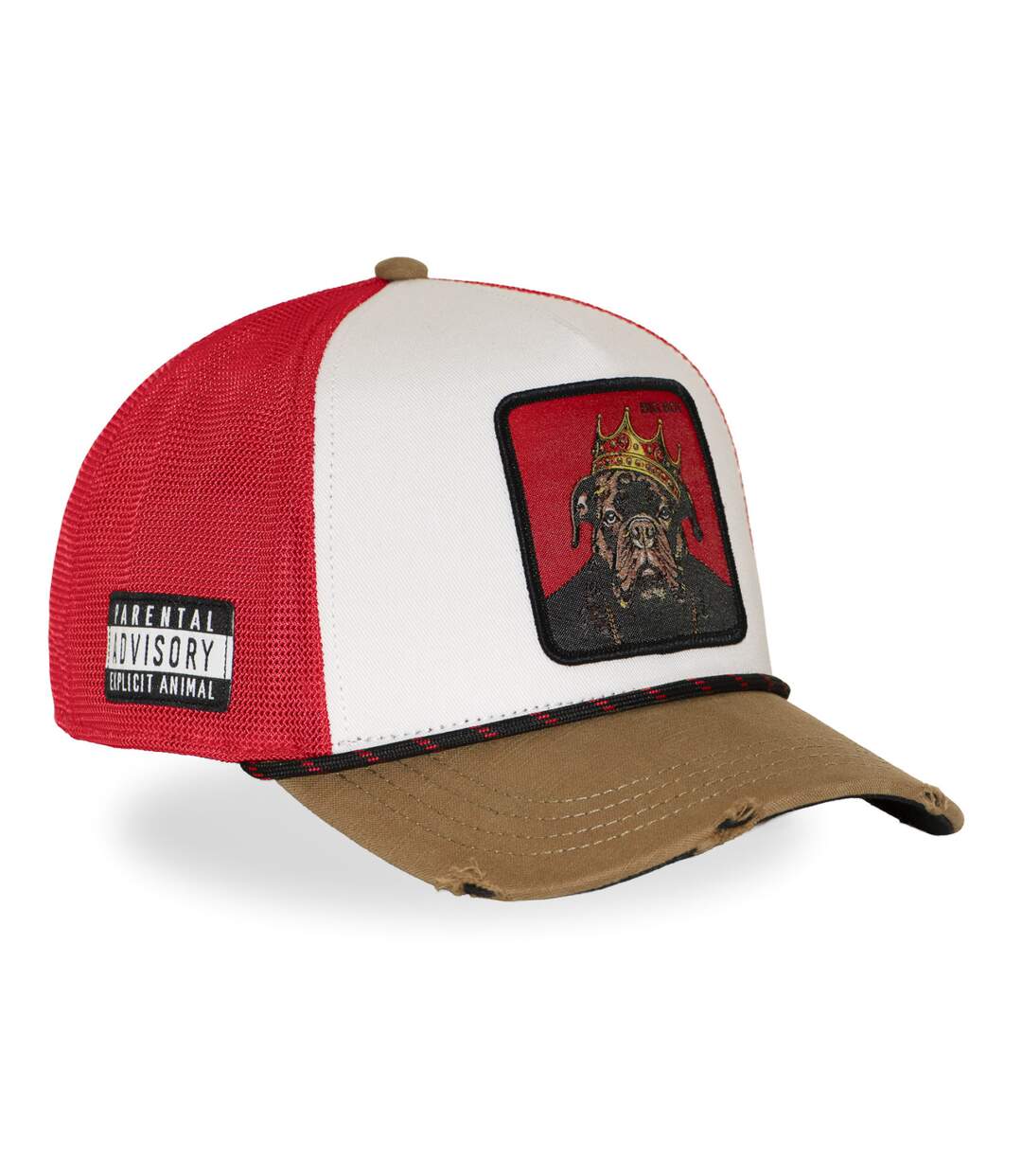 Casquette trucker premium avec filet et patch Big Boy Capslab-4
