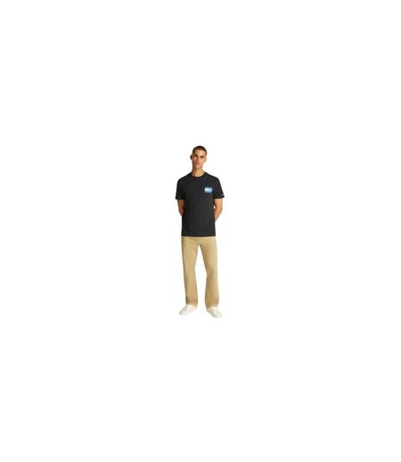T-shirt Motif/style Drapeau Homme Noir Tommy Jeans