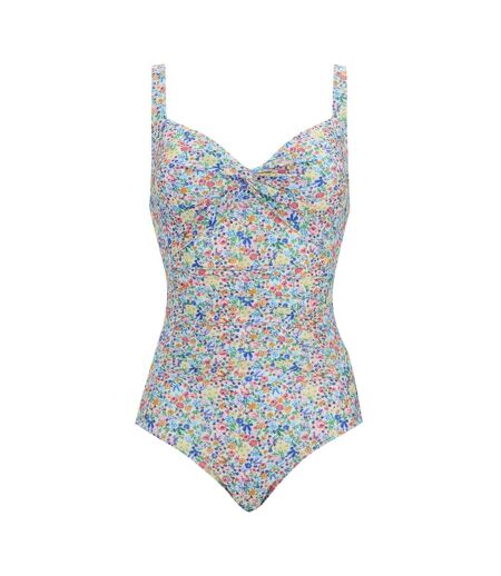 Maillot De Bain À Bretelles Ajustables Motif/style Petites Fleurs Cath Kidston Femme Crème Harmonie Floral Regatta