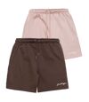 Hype Mens Stone Earth Shorts (Pack of 2) (Brown/Beige)