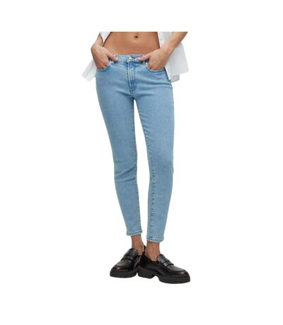 Jean Femme Turquoise Vif Hugo