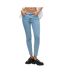 Jean Femme Turquoise Vif Hugo-1