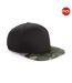 Beechfield Camouflage Retro Snapback Cap (Pack of 2) (Black/ Jungle Camo) - UTRW6723-1