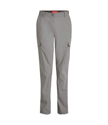 Pantalon Long À Poches Et Taille Mi-haute Semi-élastiquée Rif Femme Kaki Clair Craghoppers