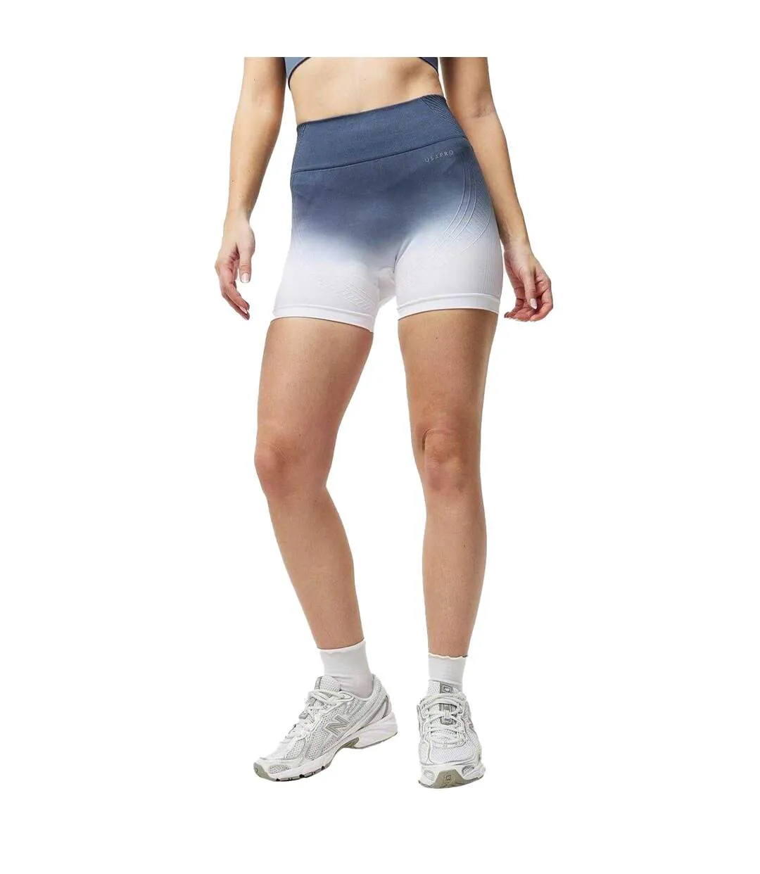 Cuissard De Cyclisme Motif/style Ombré Femme Orage Blanc USA-3
