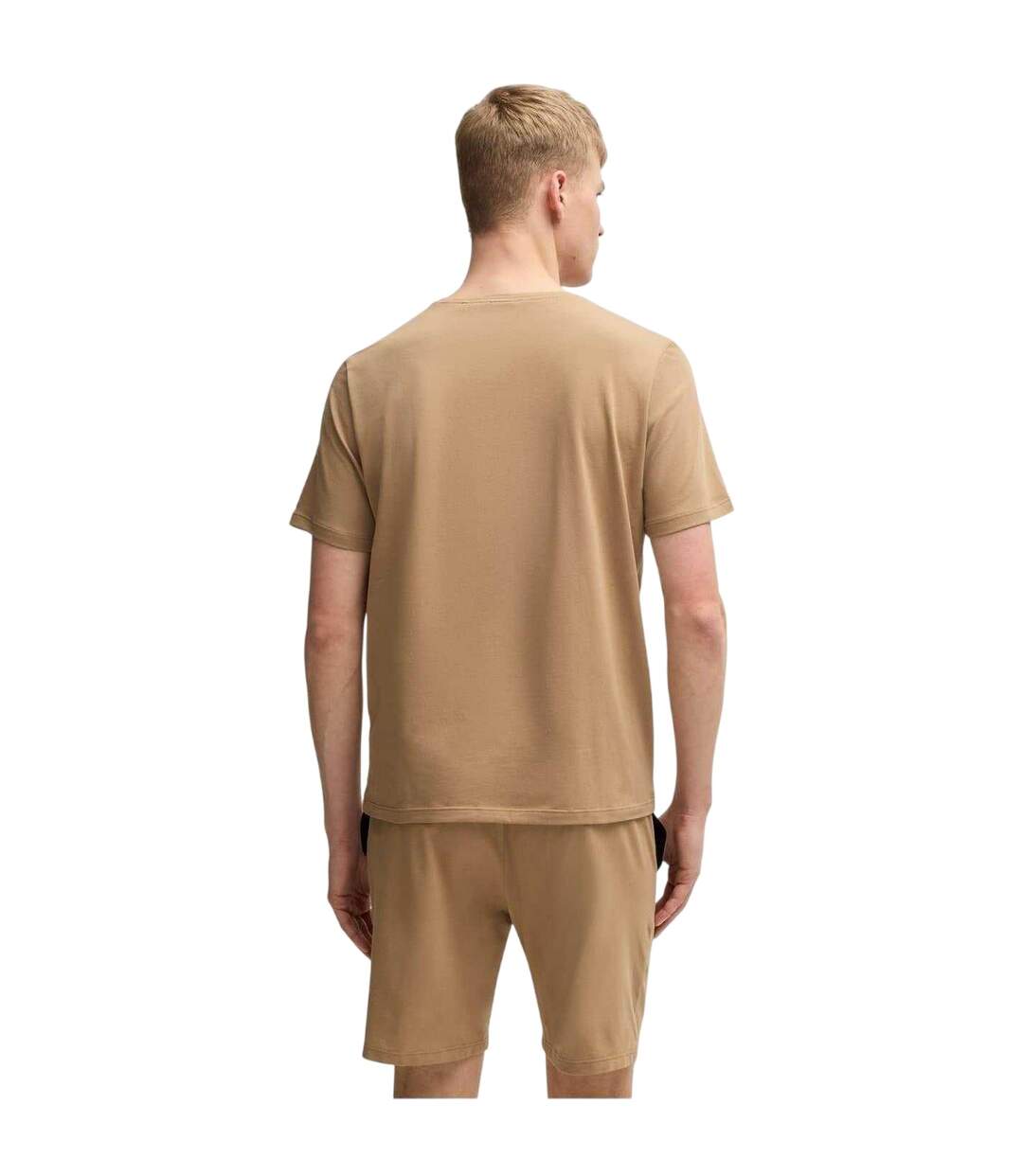 T-shirt Manches Courtes Mixmatch Homme Beige Boss-3