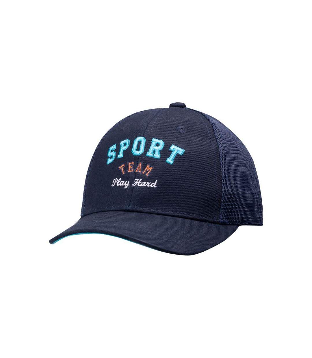 Childrens/kids Kempsey Baseball Cap Navy Blue Bejo-1