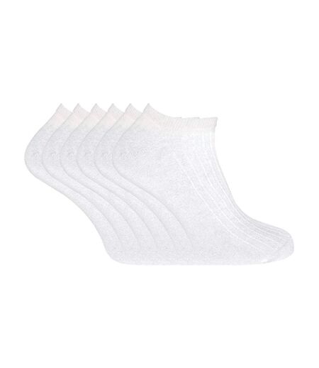 6 Pack Ladies Ankle Low Cut 100% Soft Cotton Socks