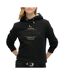 Sweat noir femme superdry luxe - l-1