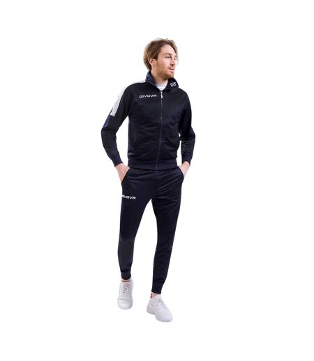 Ensemble De Survêtement Tuta Revolution Homme Blanc Bleu Marine Givova