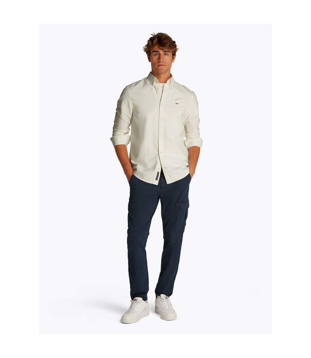 Chemise Homme Écru Tommy Jeans-3