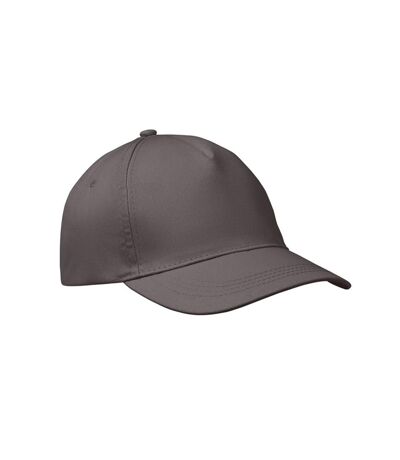 Buzz 5 Panel Baseball Cap Stone Grey MidOcean