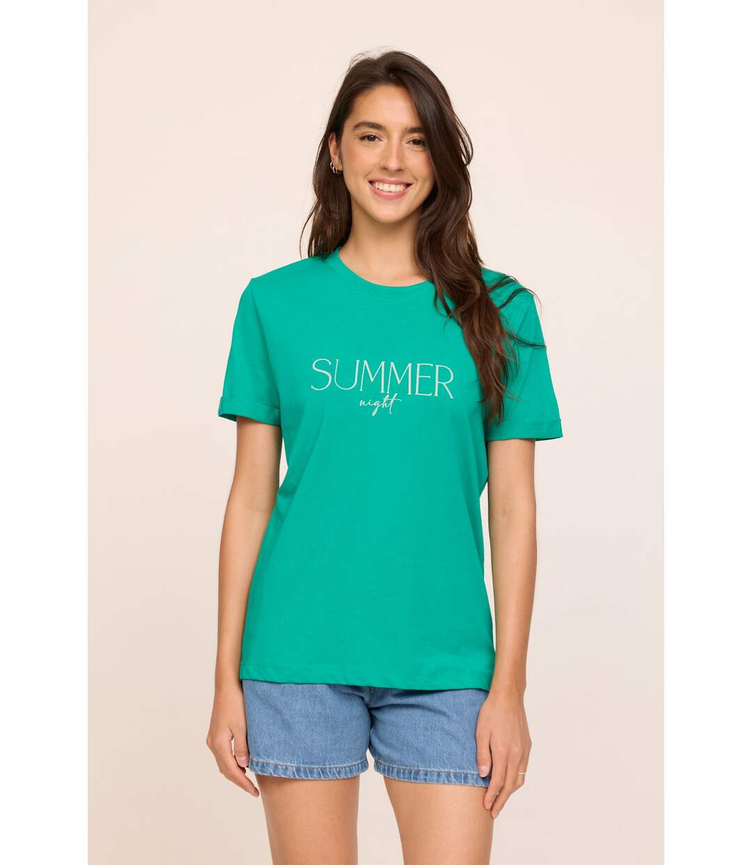 T-shirt ACOBU Vert profond-2