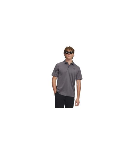 Polo Motif/style Tech Homme Anthracite Noir Under Armour