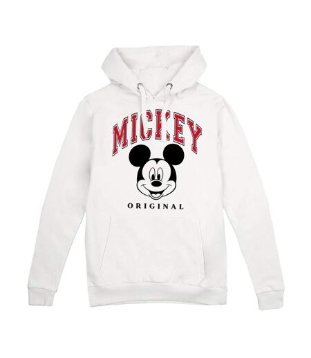 Disney - Sweat à capuche COLLEGIATE - Femme (Blanc) - UTTV1856