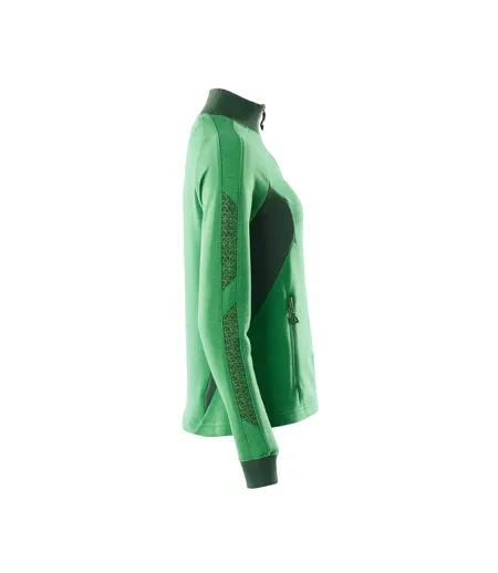 Womens/ladies Accelerate Zipped Lady Fit Jacket Grass Green Green Mascot