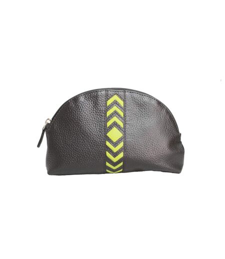 Eastern Counties Leather Womens/Ladies Becky Chevron Detail Make Up Bag (Parrot) (One size) - UTEL113