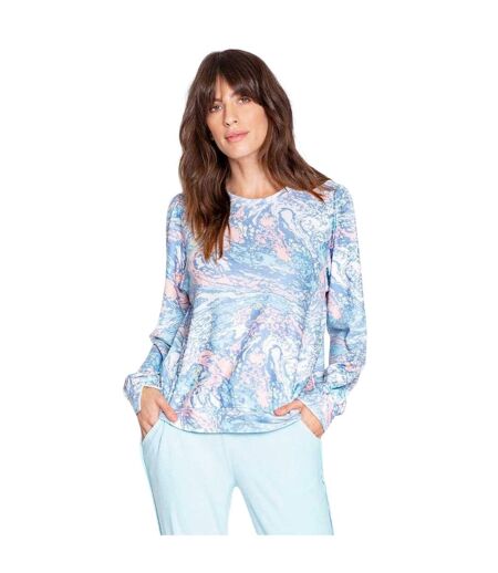T-shirt Motif/style Aquarelle Femme Blanc PJ Salvage