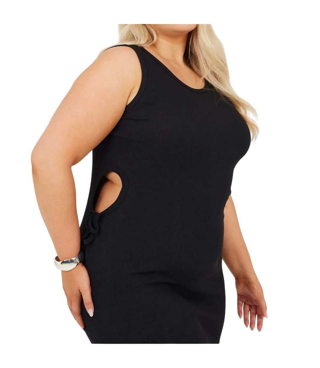 Robe Mi-longue Femme Noir Brave Soul-4