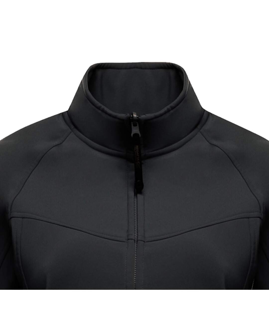 Regatta Womens/Ladies Uproar Softshell Jacket (Water Repellent & Wind Resistant) (All Black) - UTRW1212-2