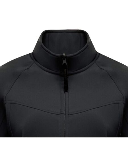 Regatta Womens/Ladies Uproar Softshell Jacket (Water Repellent & Wind Resistant) (All Black) - UTRW1212