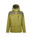 Mens Stanford Two Tone Waterproof Insulated Jacket Nephrite Green Dark Khaki Regatta-2
