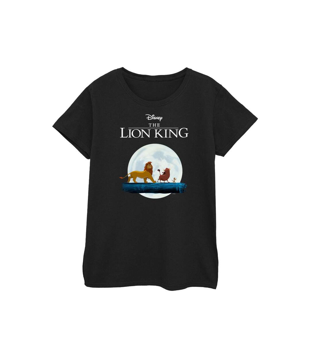 Disney Femmes/Les femmes Le Roi Lion Hakuna Matata Walk - T-shirt en coton (Noir) - UTBI48042-1