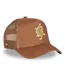 Casquette trucker avec filet et logo brodé Gold & Brown Rock'n Free Life-4