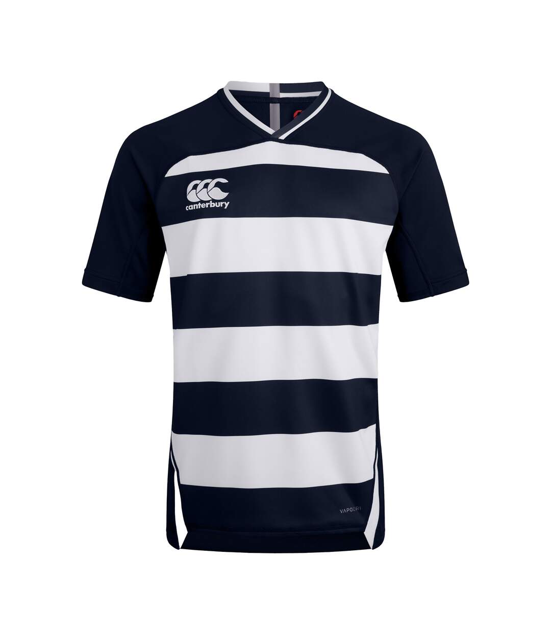 Mens Evader Hooped Vapodri Jersey Navy Canterbury-2