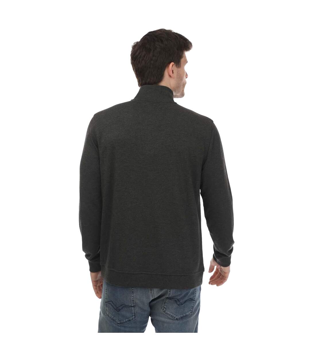 Mens bits textured funnel neck sweater top navy Ted Baker-2