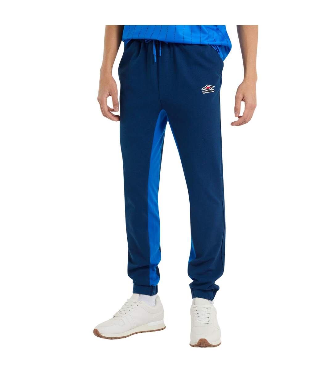 Mens relaxed fit jogging bottoms estate blue/regal blue Umbro-1