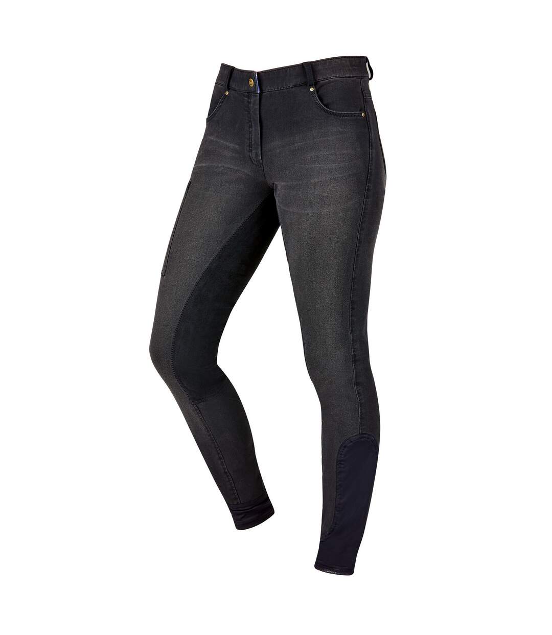 Dublin Culotte en jean avec siège en daim pour femmes/dames Shona (Cendre) - UTWB1447-1