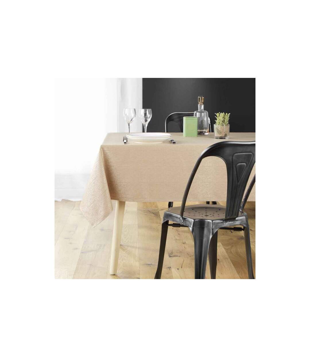 Nappe Jacquard Déco Debbie 140x240cm Or-3