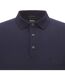 Mens Bono Long-sleeved Polo Shirt Dark Blue Boss-3
