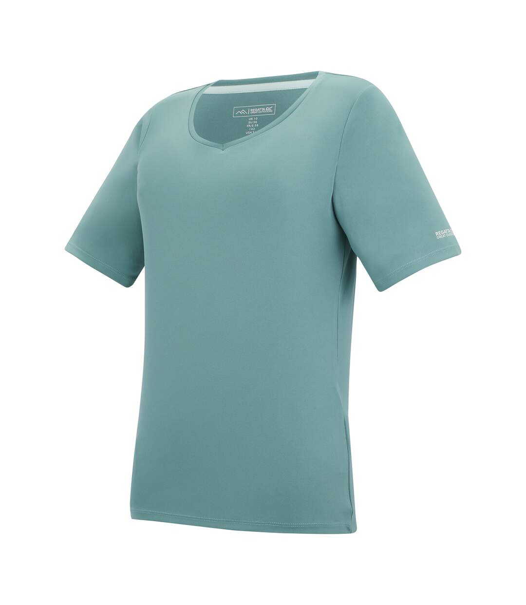 Womens/ladies Fingal V Neck T-shirt Ivy Moss Regatta-4