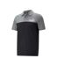 Polo Gris/Noir Homme Puma Ess+ Block - S