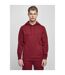 Sweat À Capuche Basic Homme Bordeaux Build Your Brand-1