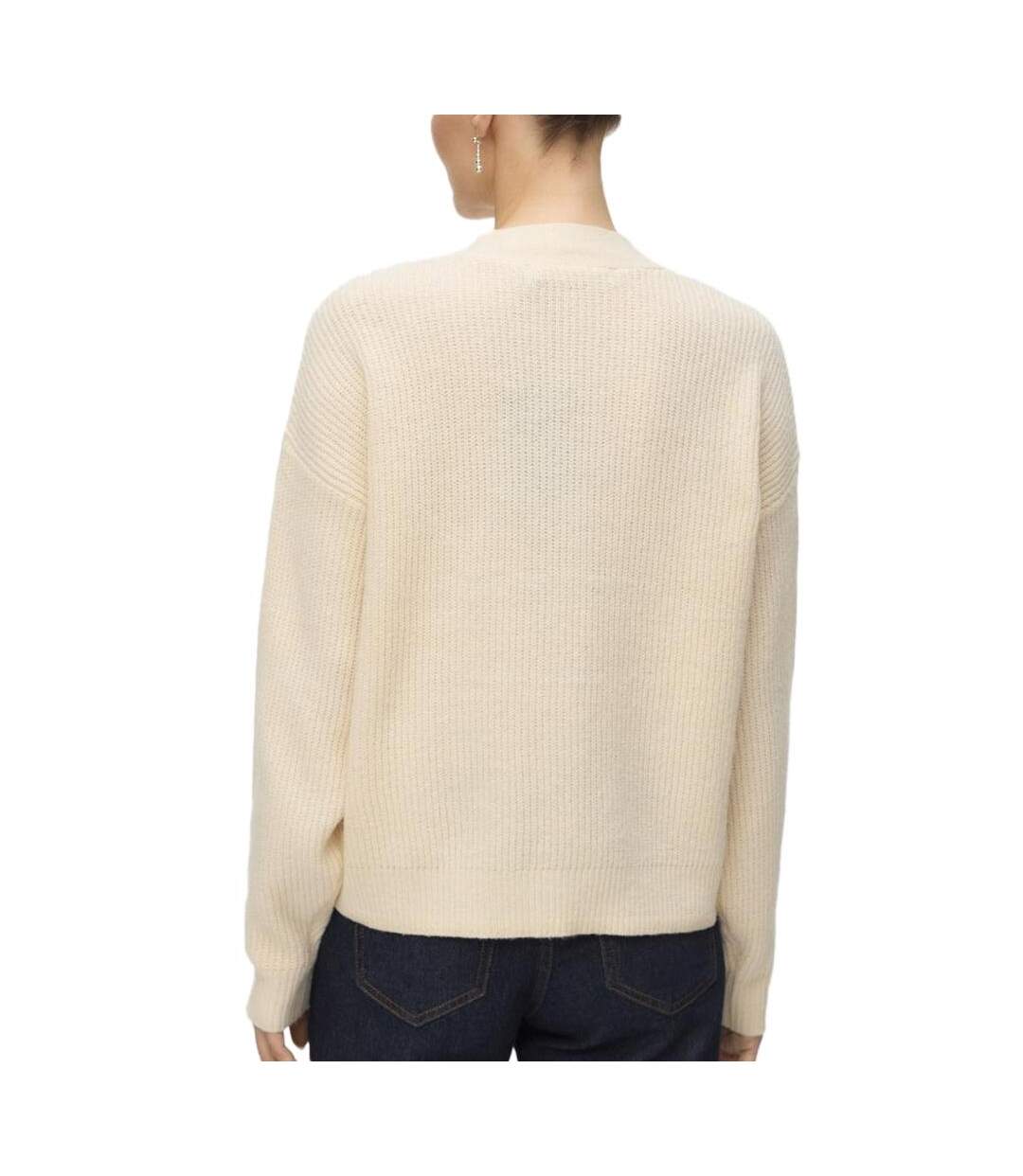 Pull beige femme vero moda vmaries cardigan-2