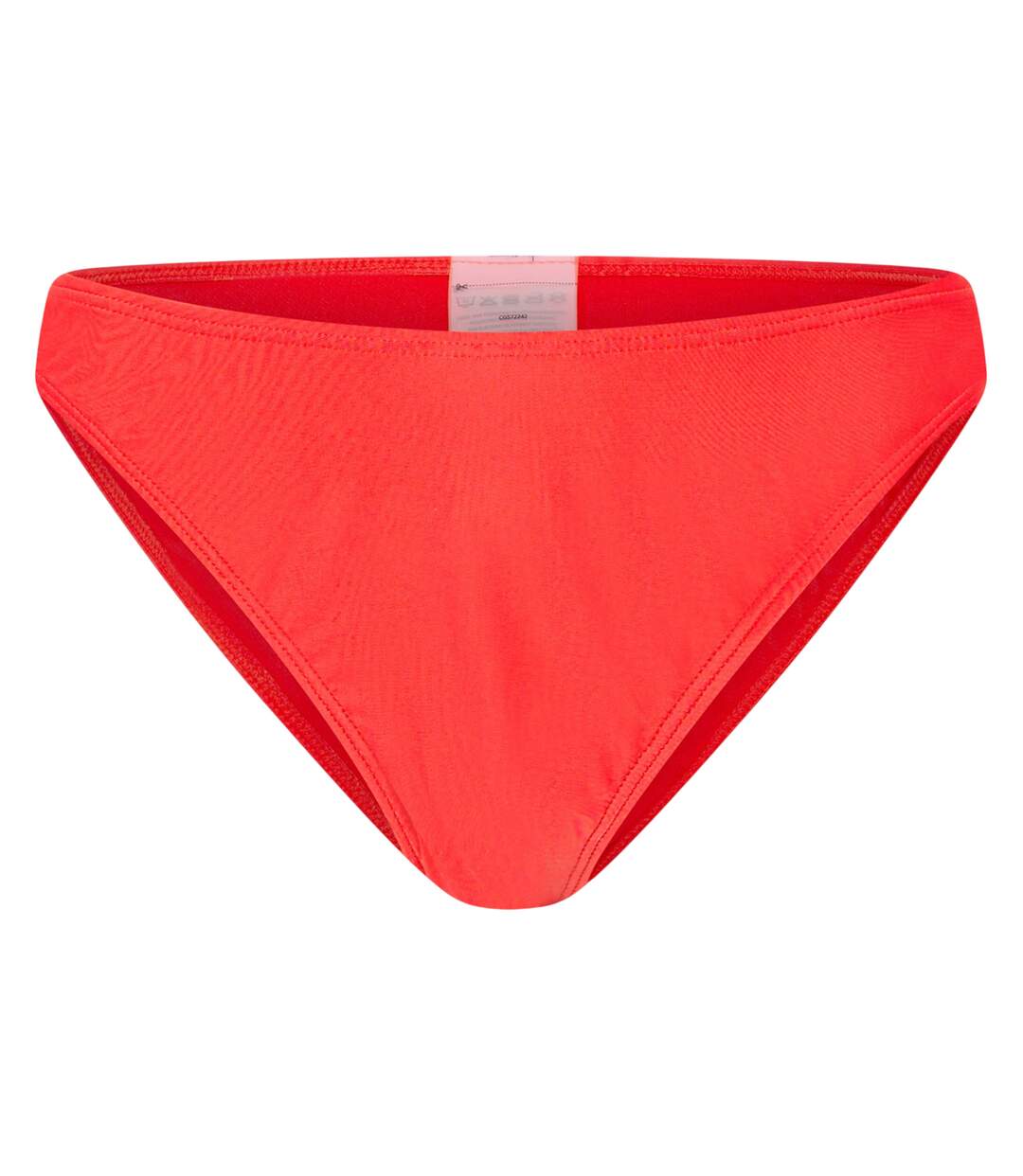 Womens/ladies Mid Rise Bikini Bottoms Red Brave Soul-2
