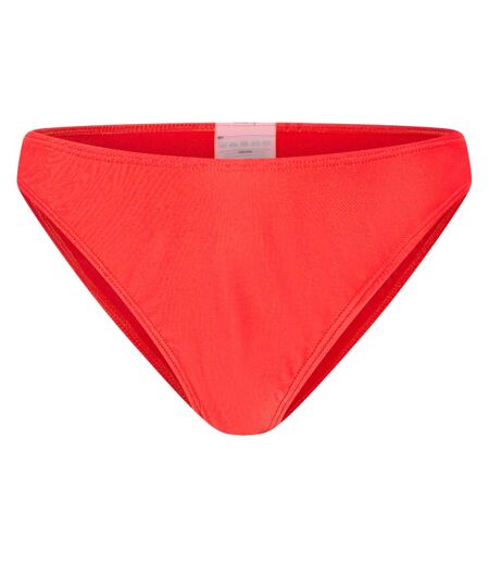 Womens/ladies Mid Rise Bikini Bottoms Red Brave Soul