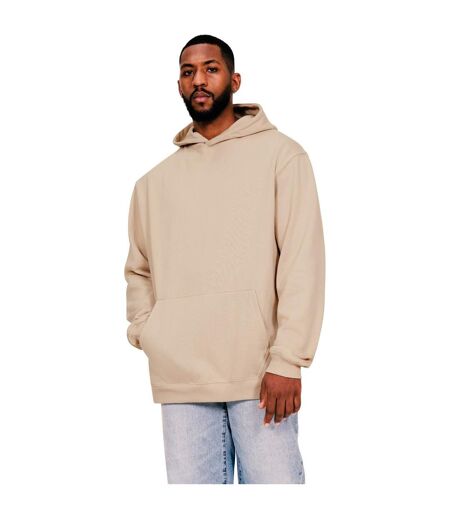 Casual Classics Mens Ringspun Cotton Tall Oversized Hoodie (Sand)