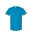 Mens Heavy Cotton T-shirt Sapphire Blue Gildan-1