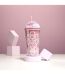 Gobelet de Transport Cœur 45cl Rose-4